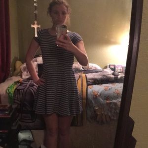 A blue and white dress from Old Navy